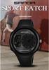 Sanda Men's Waterproof Multifunctional Luminous Sports Watch