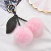 Cherry Keychain Bag Pendant Bag Accessory Plush Texture Key Holder Key Ornament Suitable for Gifting and Daily Use