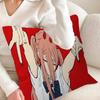 Hot Reze C-Chainsaw M-Man Decorative Room Aesthetics Pillow Case Home Decor Bedroom Sofa Bed Couch Pillow Cover 45x45