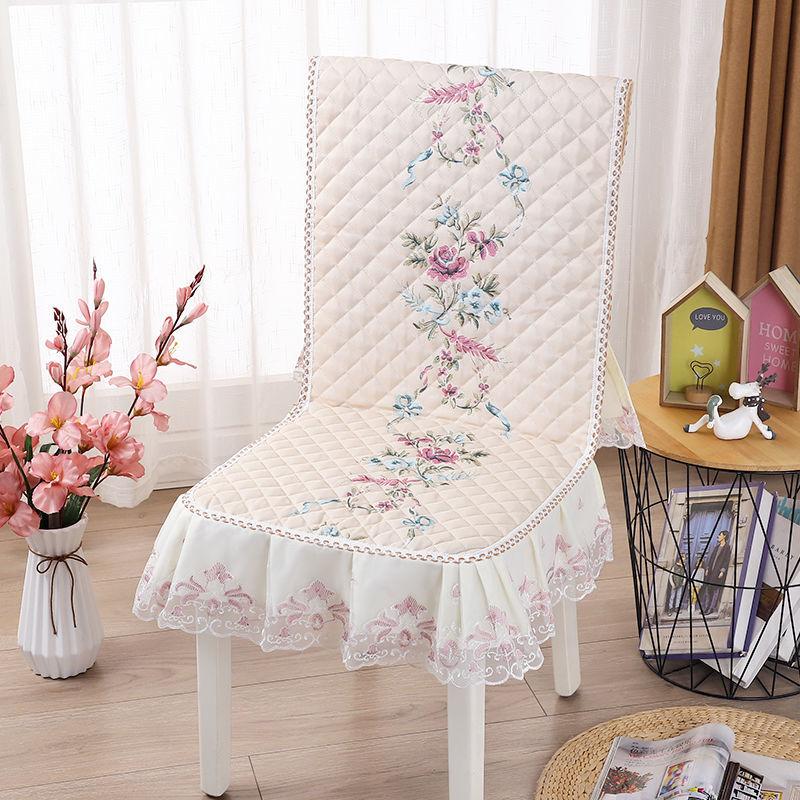 One-piece Dining Table and Chair Cover Dining Chair Cushion Chair Cover Set Household Chair Cushion Rectangular Round Coffee