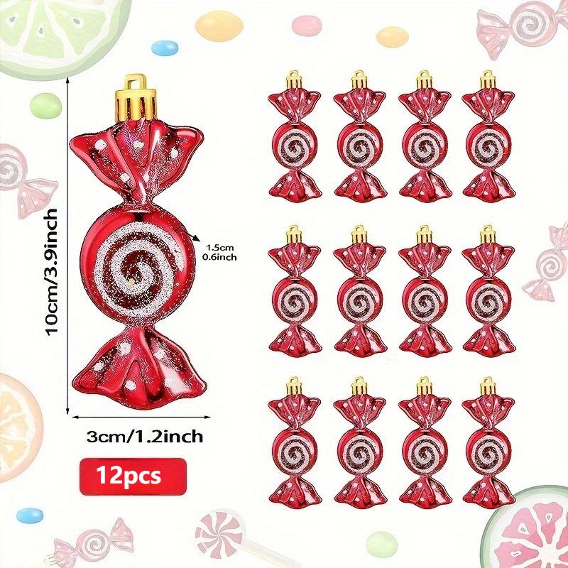 Red Candy Hanging Ornaments Christmas Candy Hanging Ornaments Christmas Party Decoration,Halloween,Thanksgiving Gifts Decoration