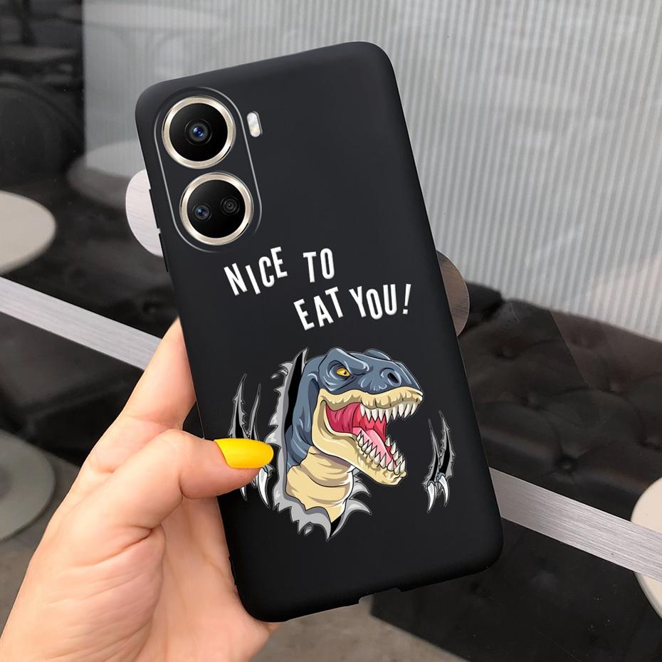 Cute Silicone Case For Huawei Nova 10 SE 2022 Fashion Girl Flower Phone Case For Huawei Nova 10 Pro Nova10 10Pro Soft Back Cover