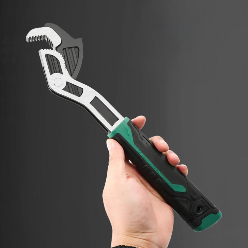 Large Opening Spanner 6/8/10/12inch Professional for Industrial Application Home Repair Pipes Vise Building Wrench