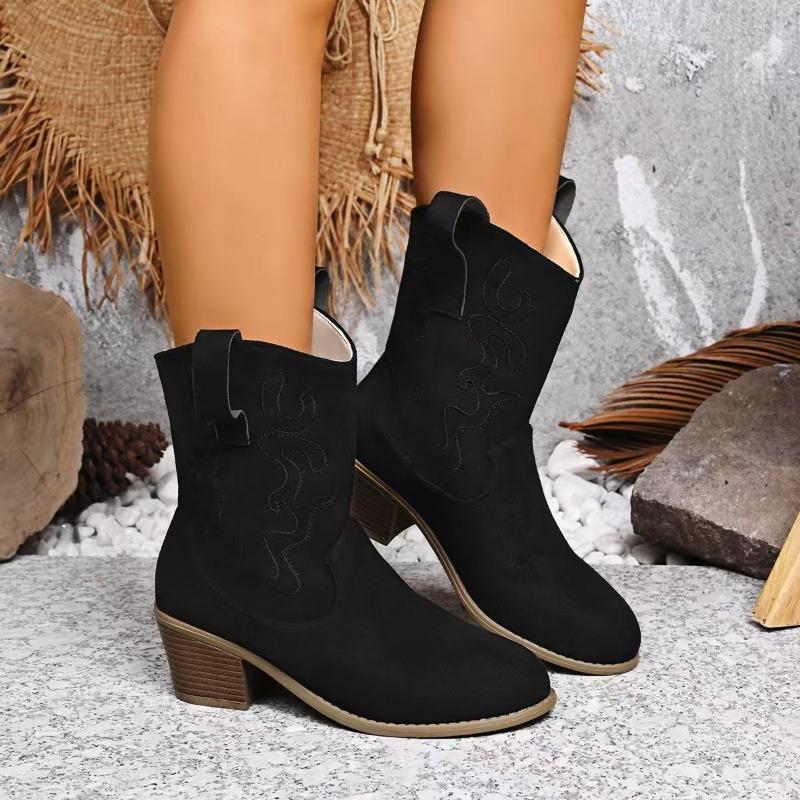 

Fashion 2025 NEW Style Casual Boots for Girls Autumn Winter Fashionable Round Toe Rubber Outsole Cotton High Quality Boots 36