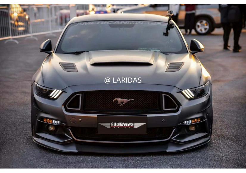 2015-2017 Ford Mustang S550 Front Bumper Canards