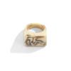 Temperament Geometric Square Ring Simplicity Ring New Colored Acrylic Ring