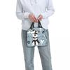 Love Black And White Miniature Schnauzer Insulated Lunch Bag for Women Kids Leakproof Food Boxes Thermal Lunch Box Tote
