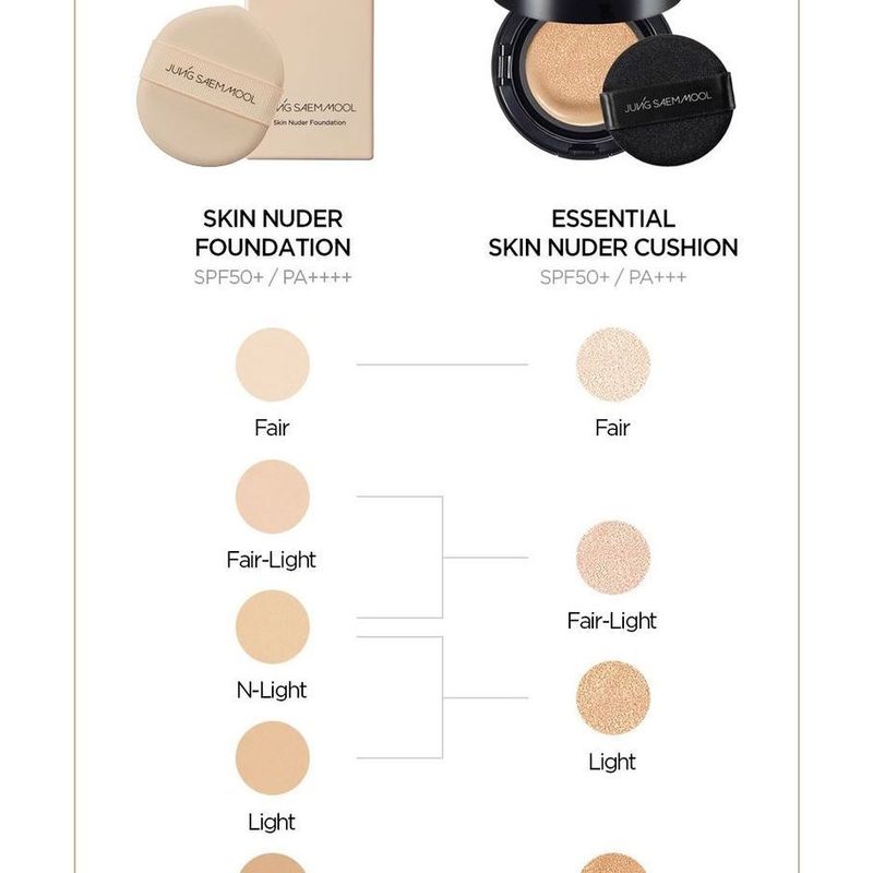 JUNG SAEM MOOL - Skin Nuder Foundation - 6 Farben