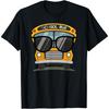 Cool Bus with Sunglasses, School Bus Party T-Shirt