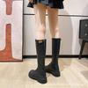 Classic versatile small man inner height-increasing knight boots for women, new thick-soled but knee-length boots for women in autumn and winter 2025