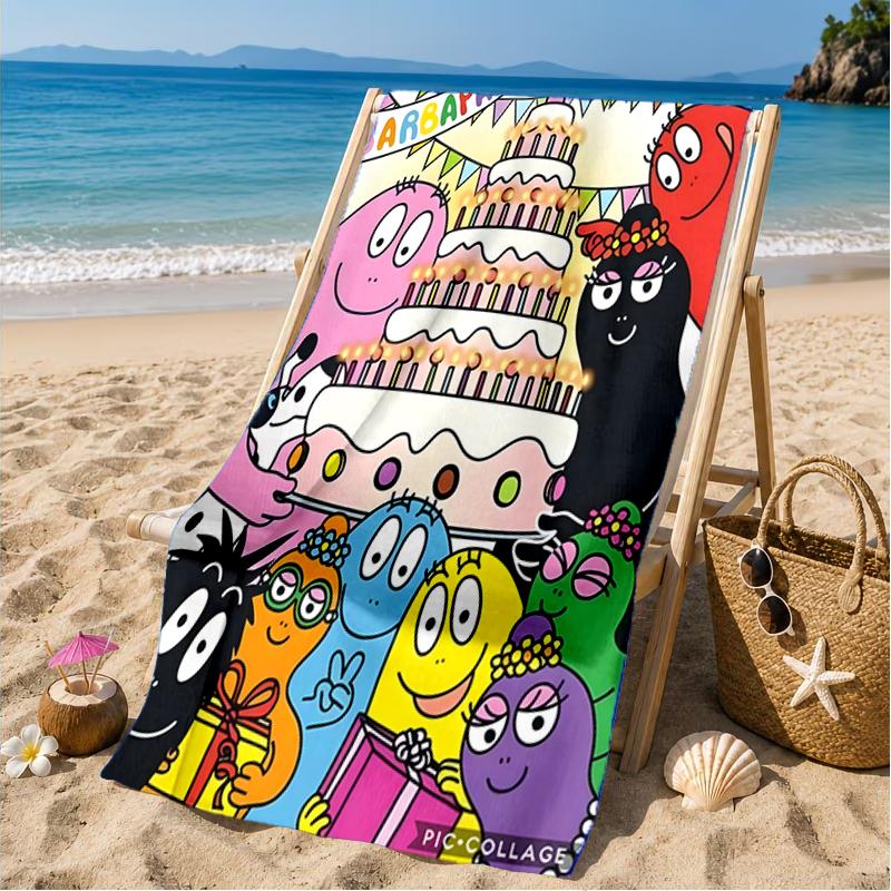 Happy Birthday Bar-bapa Beach Towel, Microfiber Beach Towel, Perfect For Pool, Beach, Travel, Home Decor Beach Party Fan gifts