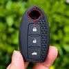 Silicone Key Case For Nissan Tiida Qashqai J11 J10 Micra Kicks Altima X-Trail Fuga Navara Leaf Note Sentra Murano Car Key Cover