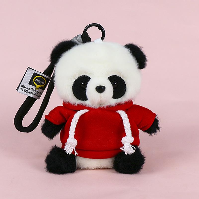 Premium Scented Panda Pendant Backpack: Dressed-Up Panda Doll In Various Styles