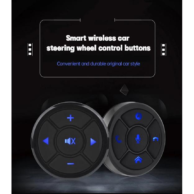 AD Wireless Car Steering Wheel Control Button 10 Key for Car Radio DVD GPS Multimedia Navigation Head Unit Remote Control Button