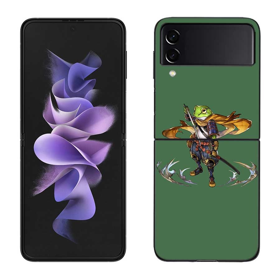 

Милый Мышь Аксолотль Лягушка Волшебник Чехол для Телефона Для Samsung Z Flip 7 6 5G Galaxy Z Flip 5 4 3 Черный Жесткий Чехол Роскошный ПК Корпус C Samsung Z Flip 3 5G