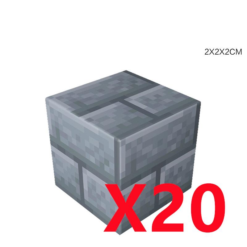 Pixel-Stil Mineral Magnet Welt Magnetische Bausteine Montage Ersatzteile Sensorisches Spielzeug für Kinder DIY Tierwürfel Grundplatte