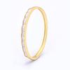 Nidin Trendy Brand Women Girls Cuff Charm Bangles Trendy Copper Zircon Belt Design Fashion Wedding Party New Year Jewelry Gift