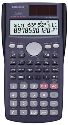 Casio Kalkulator naukowy wyświetlacz 199 2-cyfrowe funkcje/funkcje fx-290-N
