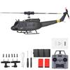2.4G 6CH RC Helikopter, Hærfly Leker, Enkel Rotor Aileronløst Fjernkontroll Helikopter,