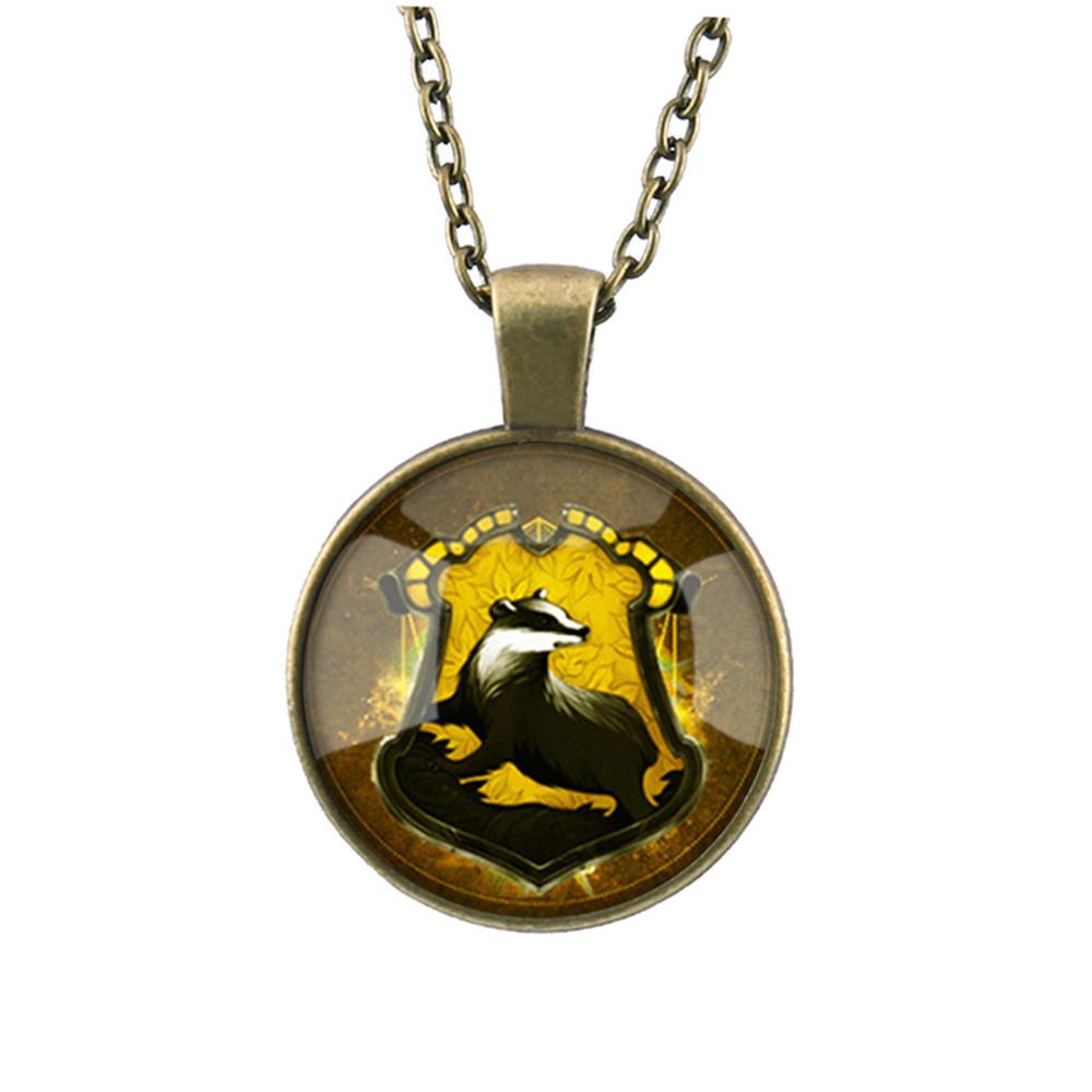Vintage Harry Potter Gryffindor Schools Badge Pendant Locket Decor Necklace