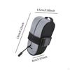 Bag Cycling Seat Pack Under Mountain Bikes Strap-on Large Capacity Attachment Travel Bike