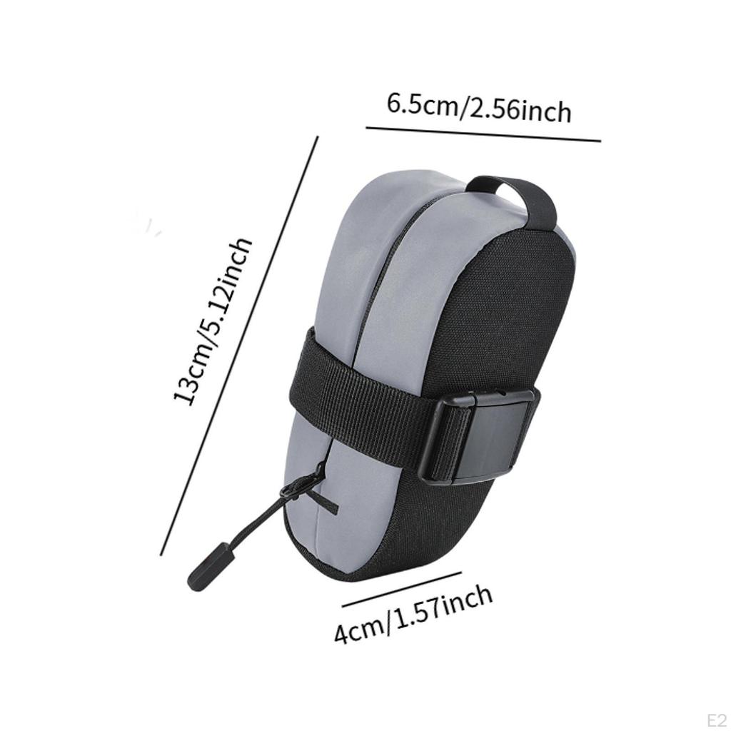 Bag Cycling Seat Pack Under Mountain Bikes Strap-on Large Capacity Attachment Travel Bike