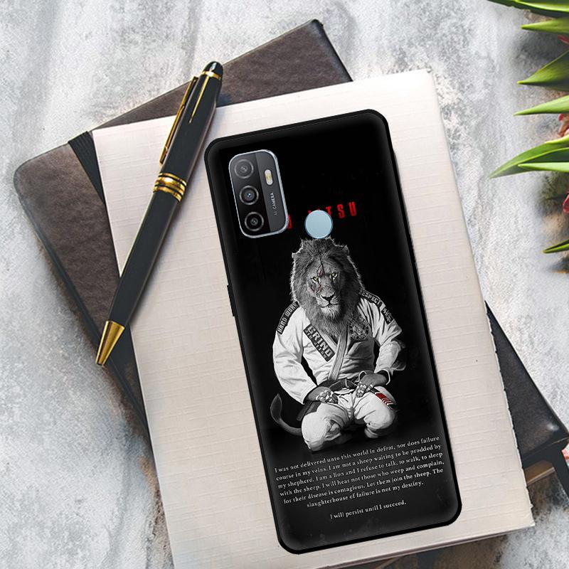 Judo Jiu Jitsu BJJ Case For OPPO A94 A74 A54 A83 A91 A93 A15 A16 A52 A72 A5S A53S A5 A9 A31 A53 2020 Cover