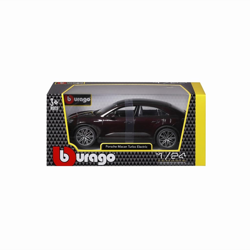 Kyosho BURAGO Porsche Macan 4 Electric 2024 Dark Brown Finished Model BUR21114DBR 1/24