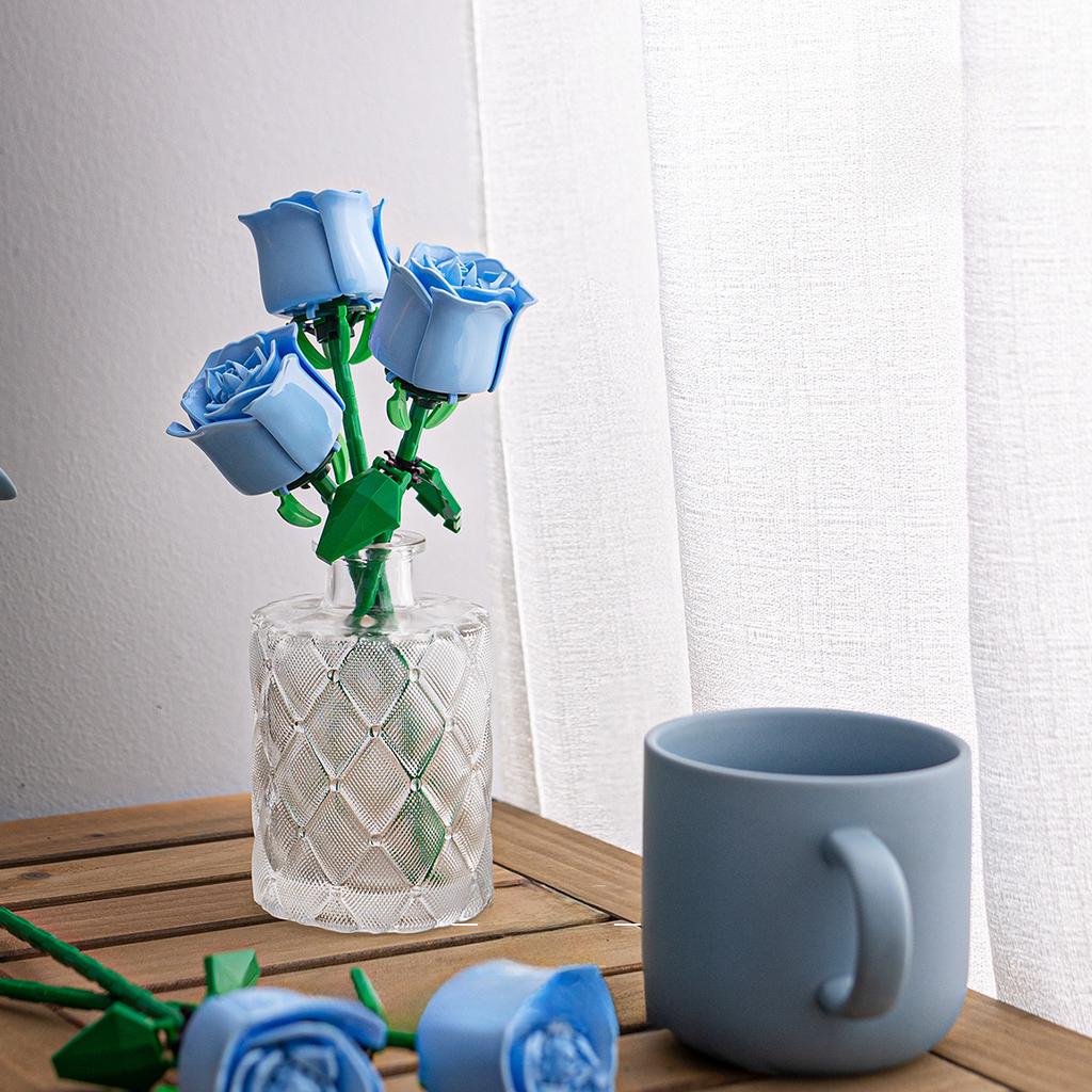 Compatible Lego Eternal Flower Valentine's Day & Teacher's Day Rose Puzzle Building Toy Set