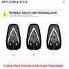 Abs Carbon Fiber Car Key Case Cover Shell For Changan Unit Unik Cs35Plus Cs55 Plus Cs75 Plus Oshan X7 X5 Car Accessories