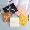 1Pc Pearlescent Paper Gift Wrapping Packaging Box Minimalist Envelope-style Practical Gift Box Ribbon Silk Scarf Packaging