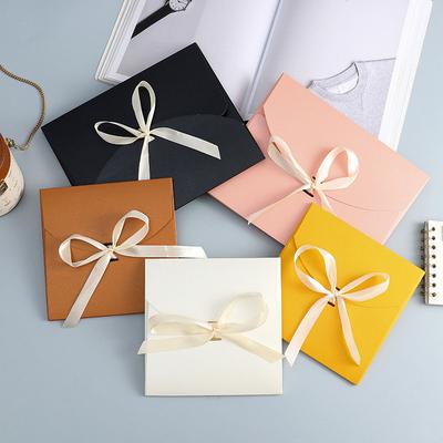 1 Stück Perlmuttpapier Geschenkverpackung Schachtel Minimalistisches Umschlag-Stil Praktische Geschenkbox Band Seidenschal Verpackung
