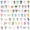 60-120 Question Mark Graffiti Stickers for Cars, Luggage, and Cups