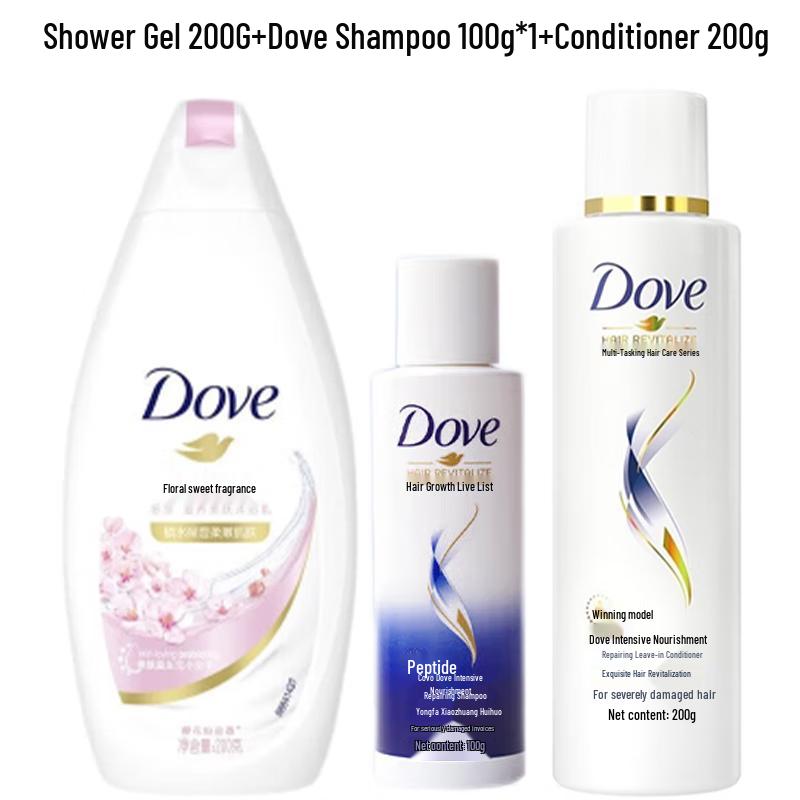 Dove Cherry Blossom Body & Hair Care Set