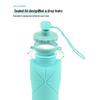 Foldable Silicone Water Bottle - Portable, Large Capacity, Telescopic for Travel and Outdoor Sports