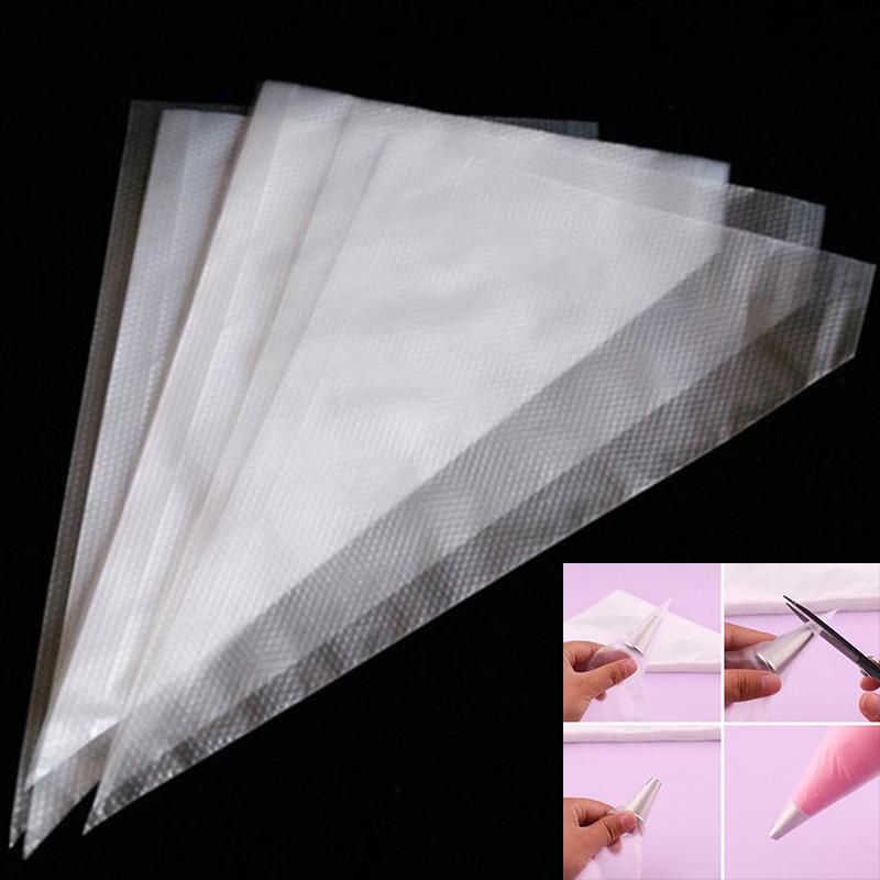 100Pcs Kunststoff Einweg Creme Gebäck Icing Piping Decor Taschen Backen Werkzeuge