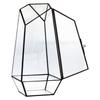 Quartz Shape Micro Landscape Glass Terrarium Moss Planter Tank Glass Flower Room Irregular Ecological Vase Geometric Terrarium