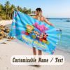 Personalized Beach Towel,Pocoyó Custom Printed Name Text, Super Absorbent Towel For Beach Vacation