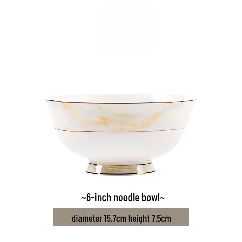 Wohe Jingdezhen Ceramic Noodle Bowl