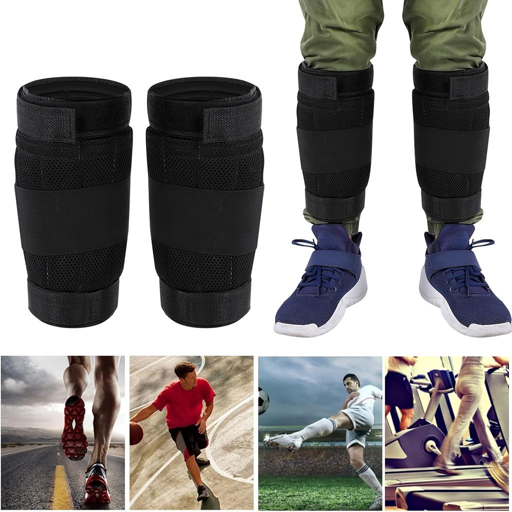 2Pcs 16KG Loading Ankle Weighted Adjustable Exercise Weight Leggings Wraps Leg Strength Training For Fitness Workout Running New