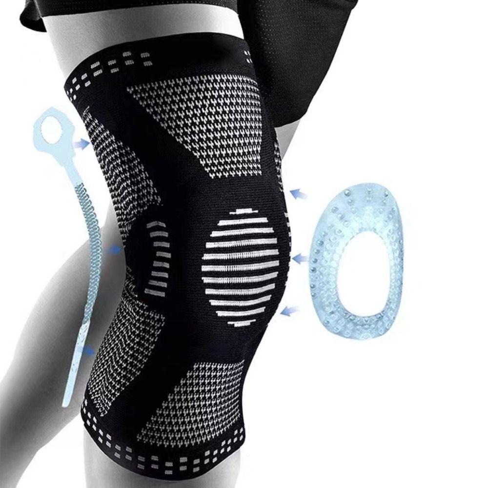 Breathable Knee Patella Protector Anti-Slip Grip Knee Brace Professional Knee Pad  Joint Support