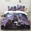 New 3D Print Murder-Drones Cartoon Bedding Set,Duvet Cover Bed Set Quilt Cover Pillowcase,King Queen Twin Size Boys Girls Adults