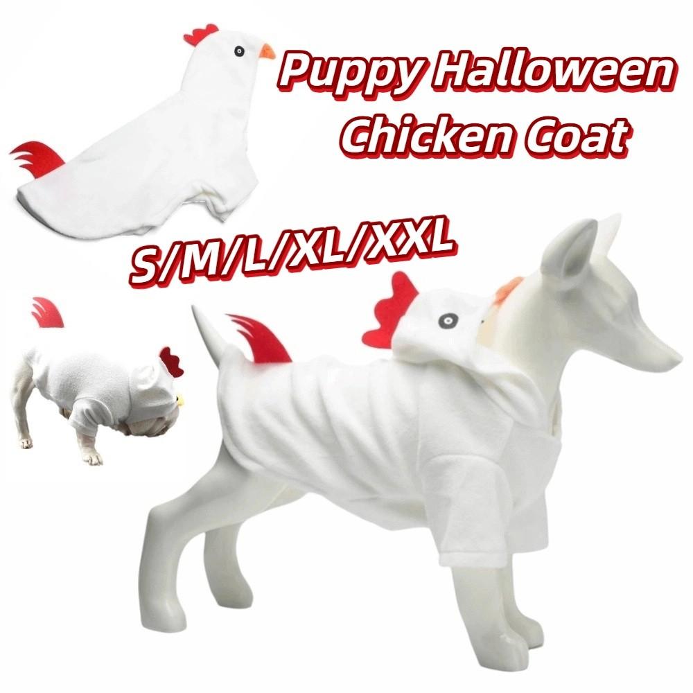 Funny Puppy Halloween Chicken Coat Polyester Dog Cosplay Costume  Pet Supplies