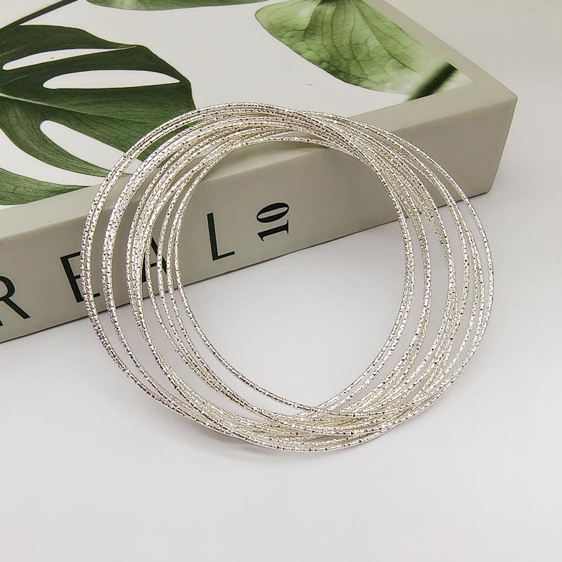 

Позолоченный звездный браслет-конструктор - Классическая европейская и американская мода серебряный