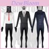 Halloween Skibidi Toilet Spiel Cosplay Kostüm Jumpsuit Unisex Baumwolle Verschiedene Größen
