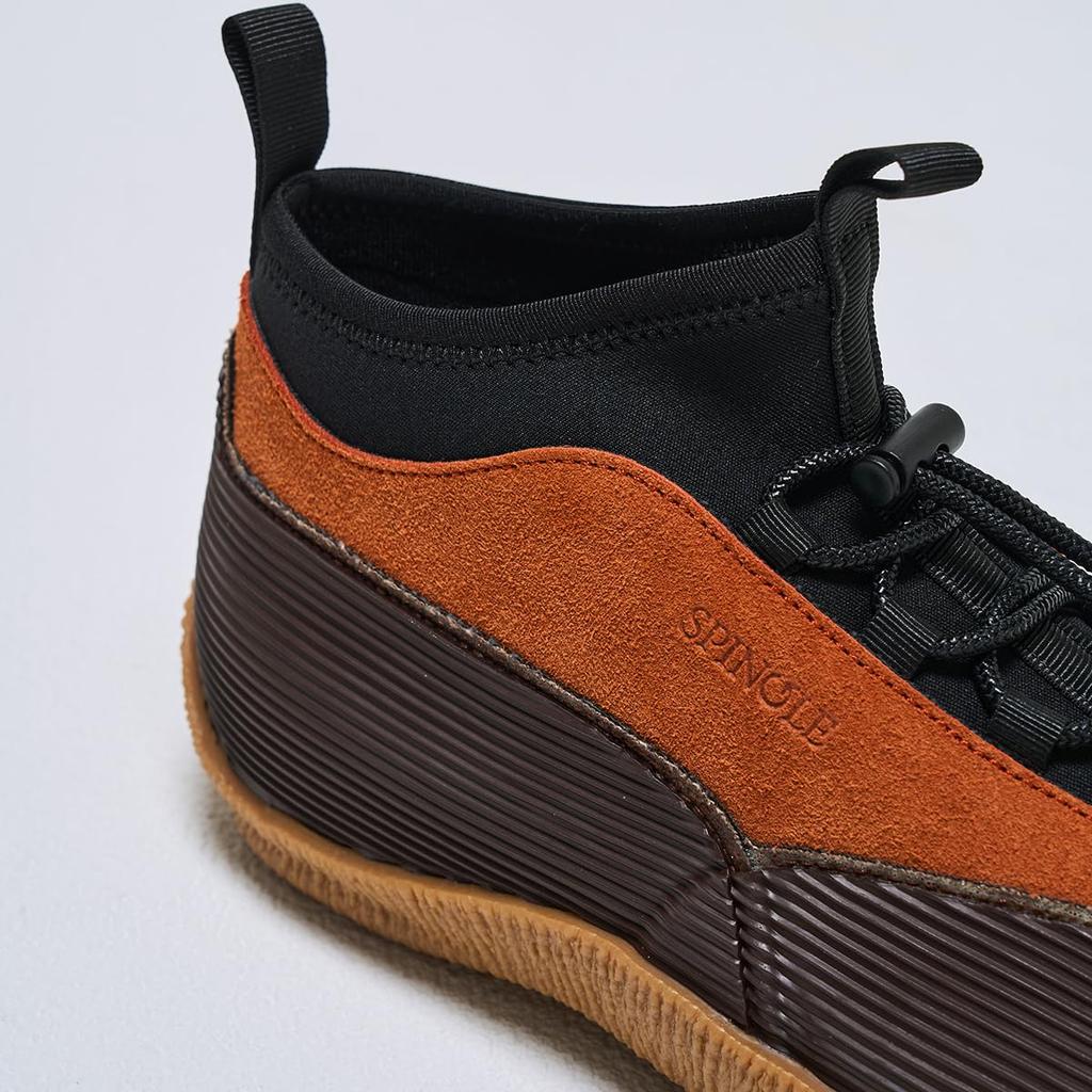 Spingle SP-468IL Brown L (26.5cm) Sneakers for Men and Women