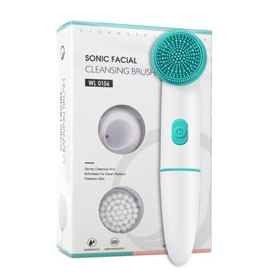 Electric Sonic Face Clean Brush Facial Brush Professional Face Cleanser Silicone Facial Cleansing Brush