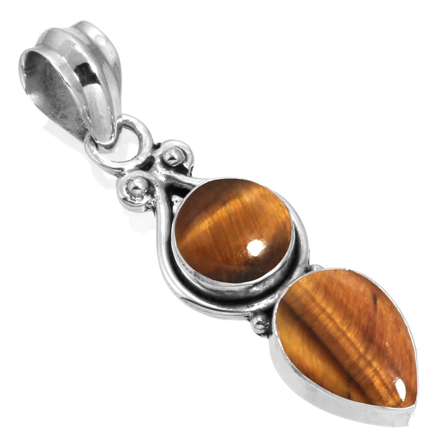 

Подвеска из стерлингового серебра 925 пробы, женская бижутерия ручной работы, подарок на День благодарения, малахит, лунный камень, розовый кварц, красный камень, дымчатый топаз, тигровый глаз глаз тигра