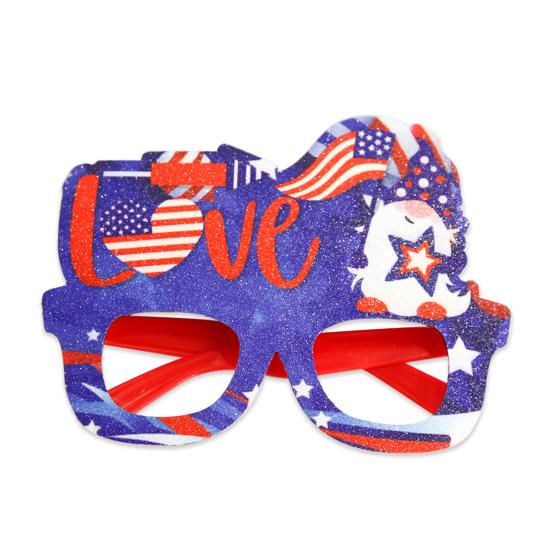 1/12 Pcs American Flag Glasses Memorial Day Patriotic Party Star And Stripes Glasses for 4th of July Celebration USA Veterans Day Decoration