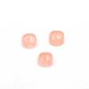 Dyed Pink Jade Square Cushion Cabochon Loose Gemstone Lot 3 Pcs 7 MM 5 CT For Jewelry Making